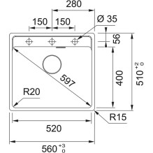 Sink Franke Maris MRG 610-52 114.0659.124