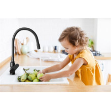 Kitchen mixer Invena Joga plus BZ-32-P04-C, black