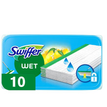 Swiffer Sweeper Moist Grindų Šluostės, 10 vnt