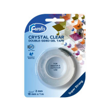 Dvipusė lipnioji juostelė CENTRUM 91237, 1m × 18mm, skaidri Dvipusė lipnioji juostelė CENTRUM 91237, 1m × 18mm, skaidri