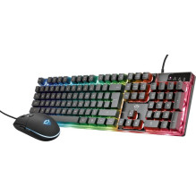 Klaviatūros ir pelės komplektas Trust GXT 838 Azor, juoda