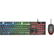 Klaviatūros ir pelės komplektas Trust GXT 838 Azor, juoda