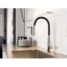 Kitchen mixer Ferro Zorba Slim 2F BZA43B, black / chrome Kitchen mixer Ferro Zorba Slim 2F BZA43B, black / chrome