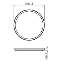 SUPERSLIM CEILING SSW 15W 40K BLACK IP54 SUPERSLIM CEILING SSW 15W 40K BLACK IP54