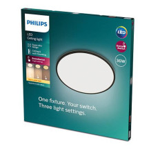 Šviestuvas Philips Superslim, 36W, 2700°K, juodas Šviestuvas Philips Superslim, 36W, 2700°K, juodas