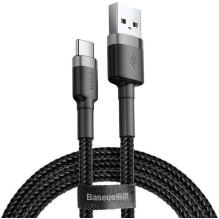 Laidas BASEUS USB TypeA M, USB TypeC M, 1m juodas CATKLF-BG1 Laidas BASEUS USB TypeA M, USB TypeC M, 1m juodas CATKLF-BG1
