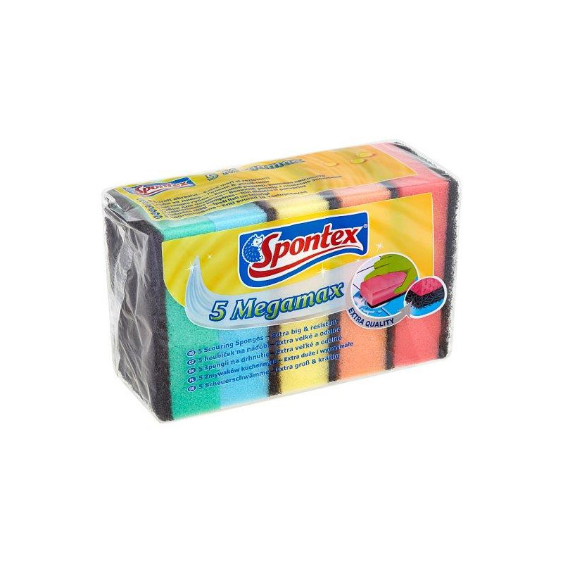 SPONGE SCOURING SPONTEXMEGAMAX5 PCS