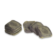 SCOURERS METAL WITH SOAP HALLO 6 PCS SCOURERS METAL WITH SOAP HALLO 6 PCS