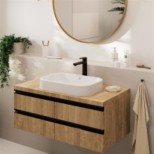 Praustuvo maišytuvas Hansgrohe Vernis Blend 71552670, juodas