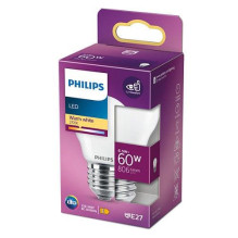 Light bulb Philips LED, P45, 2700 °K, E27, 6.5 W, 806 lm