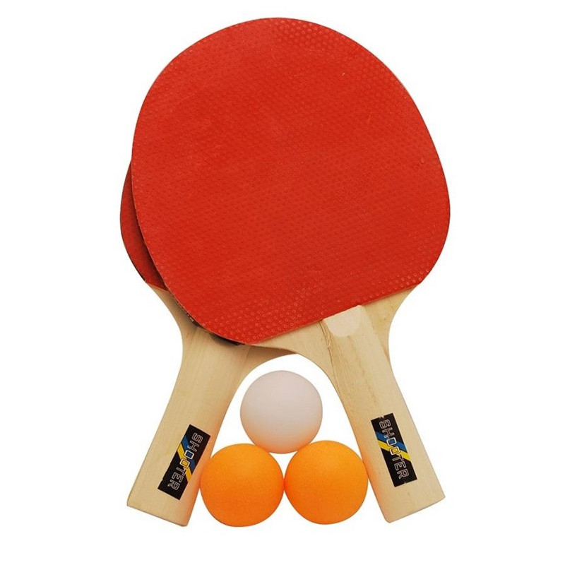 TABLE TENNIS SET 3XRACKETS 3XBALLS