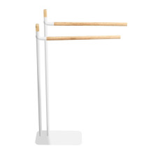 FREE STANDING TOWEL HOLDER ALBANY. WHITE