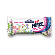 Toilet freshening soap replacement flow