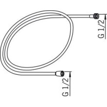 Oras Nova Shower Hose L1500 Oras Nova Shower Hose L1500