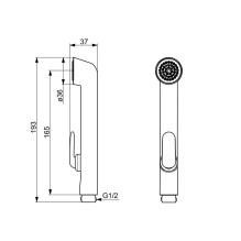 Oras 242050 Bidetta Faucet Spout