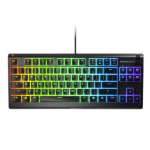 Žaidimų klaviatūra Steelseries Apex 3 TKL, anglų (US), juoda