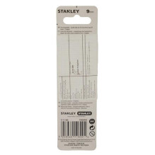 Ašmenys peiliui Stanley 0-11-300 9 mm, 10 vnt. Ašmenys peiliui Stanley 0-11-300 9 mm, 10 vnt.