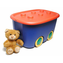 STORAGE BOX KIS FUNNY BOX BLUE-RED