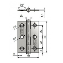 DOOR HINGES J2 KZ60 GALVANIZED 8260 DOOR HINGES J2 KZ60 GALVANIZED 8260