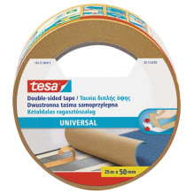 DOUBLE SIDED TAPE UNIVERSAL 25MX50MM DOUBLE SIDED TAPE UNIVERSAL 25MX50MM