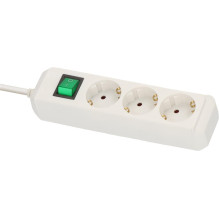 EXTENSION 3 SOCKETS WHITE
