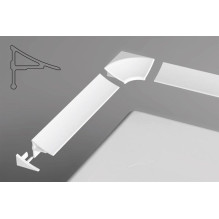 PROFILE FINISHING WHITE 2M SHOWER BASE PROFILE FINISHING WHITE 2M SHOWER BASE