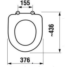 UNITAZO DANGTIS JIKA DEEP, 43.6 x 37.6 cm UNITAZO DANGTIS JIKA DEEP, 43.6 x 37.6 cm
