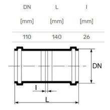 Double socket 110 PP