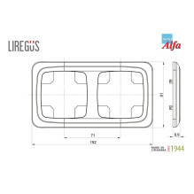 FRAME 2SEATS K14-135-02 SAND FRAME 2SEATS K14-135-02 SAND