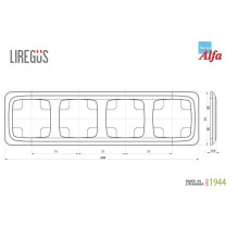 FRAME 4SEATS K14-135-04 SAND FRAME 4SEATS K14-135-04 SAND