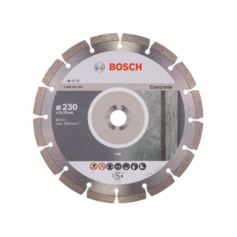 DIAMOND DISC BOSCH CONCRETE 230X22.23MM