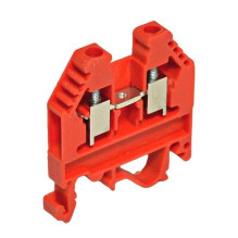 Pliusinis gnybtas ETI DIN, 4 mm², 2 viet., 32 A, raudonas Pliusinis gnybtas ETI DIN, 4 mm², 2 viet., 32 A, raudonas