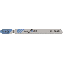 Siaurapjūklio pjūklelių komplektas Bosch, T118G, 5 vnt. Siaurapjūklio pjūklelių komplektas Bosch, T118G, 5 vnt.
