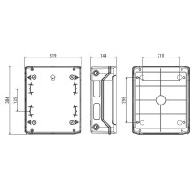 MODULE BOX SURFACE 24 MOD.IP65 ETI MODULE BOX SURFACE 24 MOD.IP65 ETI