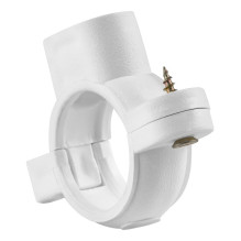 Pipe holder D32mm PP white