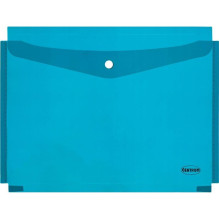Envelope plastic a4 w / button 80047