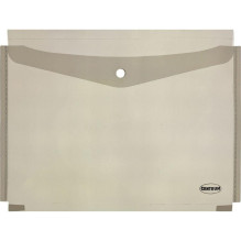 Envelope plastic a4 w / button 80047