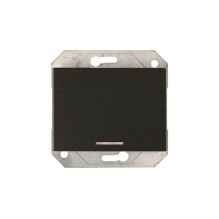 CONTROL SWITCH FLUSH NO FRAME BLACK XP