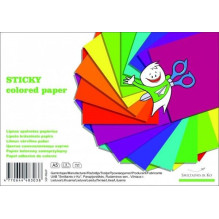 STICKY COLORED PAPER A4 8 SHEETS STICKY COLORED PAPER A4 8 SHEETS