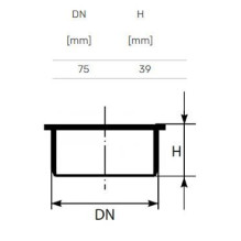 Plug internal D75 PP Plug internal D75 PP