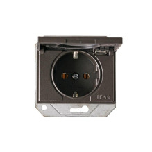 SOCKET FLUSH NO FRAME IP44...
