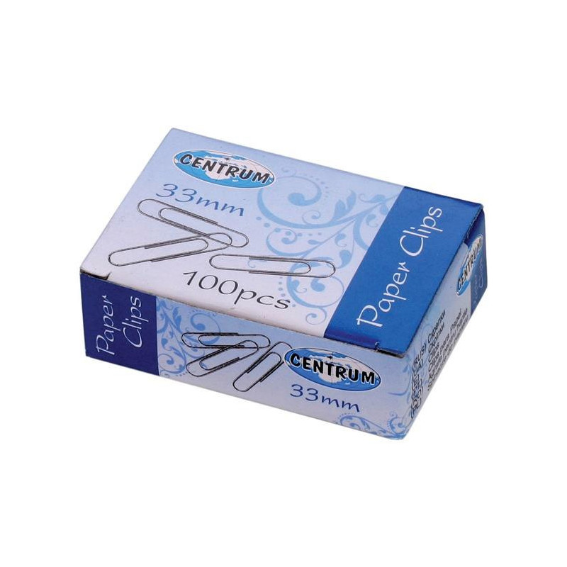PAPER CLIPS 80058 33MM 100PCS