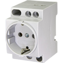 SOCKET MOUNTED ON THE RAIL...