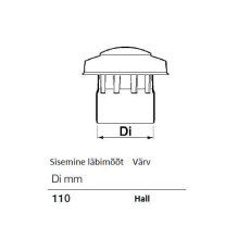 ROOF FOR VENTILATION PIPE S&W 110PVC ROOF FOR VENTILATION PIPE S&W 110PVC