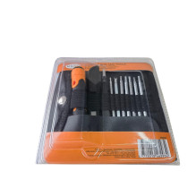 SCREWDRIVER AND HEAD SET 14 PCS