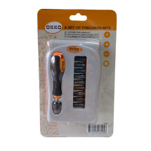 SCREWDRIVER AND HEAD SET 9 PCS