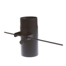WADEX Stove Chimney with Shutter 115mm 25cm WADEX Stove Chimney with Shutter 115mm 25cm