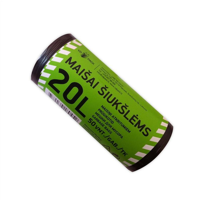 Šiukšlių maišai, 20 l, 50 vnt., 7MK