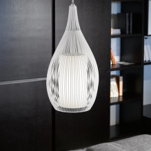 HANGING LAMPEGLO RAZONI 19 CM WHITE