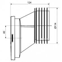 BEND WC PAN OFFSET 40MM BEND WC PAN OFFSET 40MM